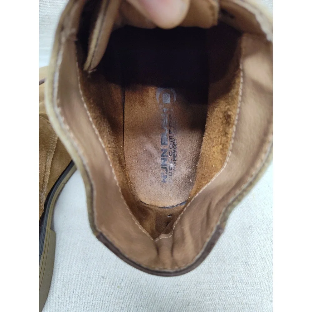 Nunn Bush Mens‎ Tan Suede Chukka Desert Boots Size 8M 84110-229 Memory Foam